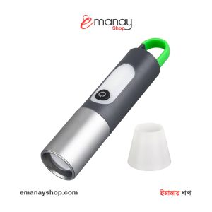 Portable Mini Torch Light with bright LED light for emergency, travel and outdoor use.